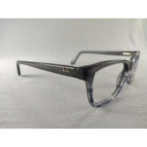 Ray-Ban Junior RB 1536 3730 Grey Blue‎ Striped Eyeglass Frames 48-16-130 Kids